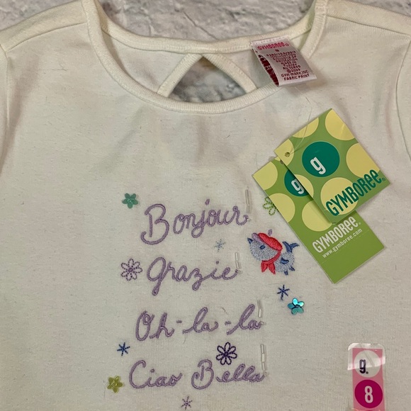 NWT Bonjour ‘European Holiday’ line Gymboree Shirt - Picture 1 of 2